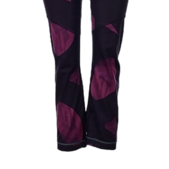 Lululemon All Sport Crop Leggings Size 4 Back Spin Stroke Dashing Purple Black - Picture 5 of 8